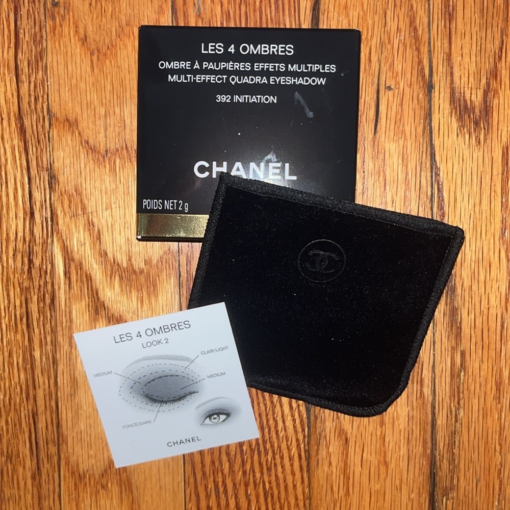 Chanel Black Velvet Pouch